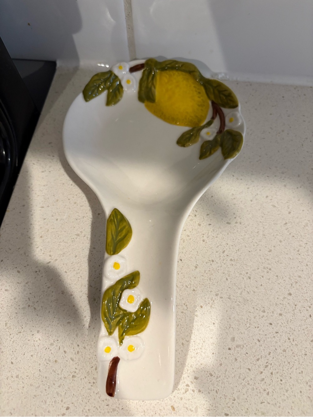 🌸FLASH SALE🌸 Anthropologie Ceramic Lemon Spoon Rest